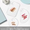 ZiSyouMa Makeup Palette, Makeup Spatula, Cosmetics Tool, Mixed Color, Makeup Nail Palette, Stainless Steel, Concealer, Foundation, Nail Art, Mixing, Transparent Stainless Steel