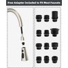 Pull Down Kitchen Faucet Head Replacement, with 12 Adapter Kit 3 Function