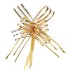 M METERXITY 40 Pack Chiffon Pull Bows - Presents Wrap String Bow, (2.4" Gold Tone)
