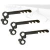 Gutter Brush Clips [30 Pack]- Keeps Leaf Guard Brush in Place and Christmas Light Gutter Clips, Gutter Mesh Clips (30)