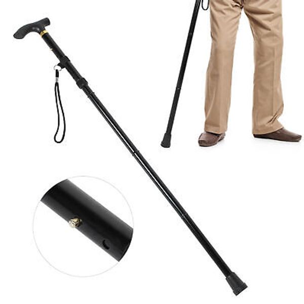 Adjustable Folding Walking Canes Sticks Aid Support Seniors Disabled And NEW