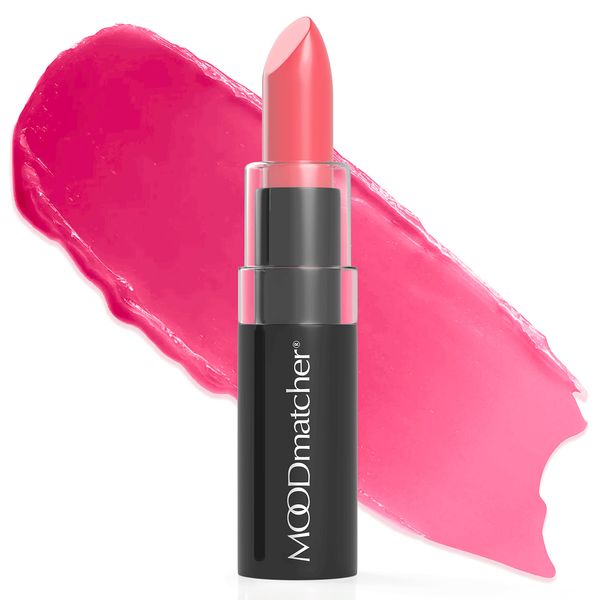 Fran Wilson MOODmatcher Original Color-Change Lipstick, PINK - 12 HOUR Long Wear, Waterproof, Ultra-Hydrating and Moisturizing with Aloe & Vitamin E, Smudgeproof, Fadeproof & Kissproof, 0.12 Oz (3.5g)