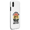 iPhone X/XS I'd Rather Be Playing Disc Golf Frisbee Throwing Golfing Case