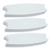 3) Hydrotools 87901 Swimming Pool Molded Plastic Replacement Steps Rung Ladder