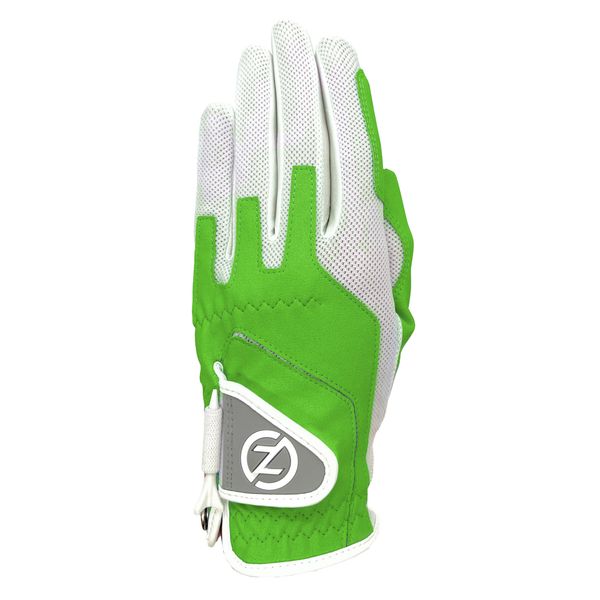 Zero Friction Ladies Performance Left Hand Synthetic Golf Glove, One Size, Lime