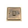 10A Intermediate Switch 1 Gang - Victorian Antique Brass