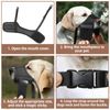 Large Dog Muzzle, Adjustable 22-28cm – Soft & Breathable for German Shepherd, Medium Dogs | Secure Hook & Loop, Prevents Biting, Barking | Allows Panting, Drinking - (L Black)