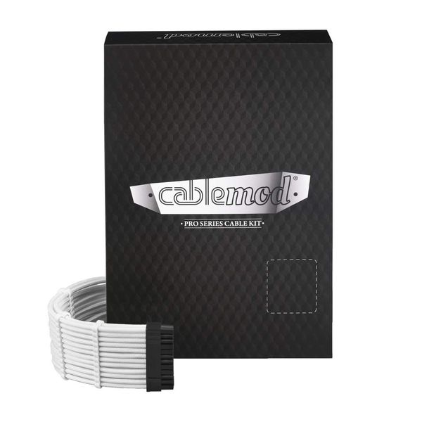 CableMod RT-Series Pro ModFlex Sleeved Cable Kit for ASUS and Seasonic (White)