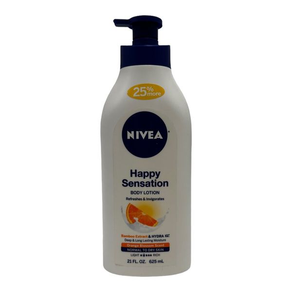 Nivea Happy Sensation Body Lotion 21 oz Orange Blossom Scent Discontinued RARE