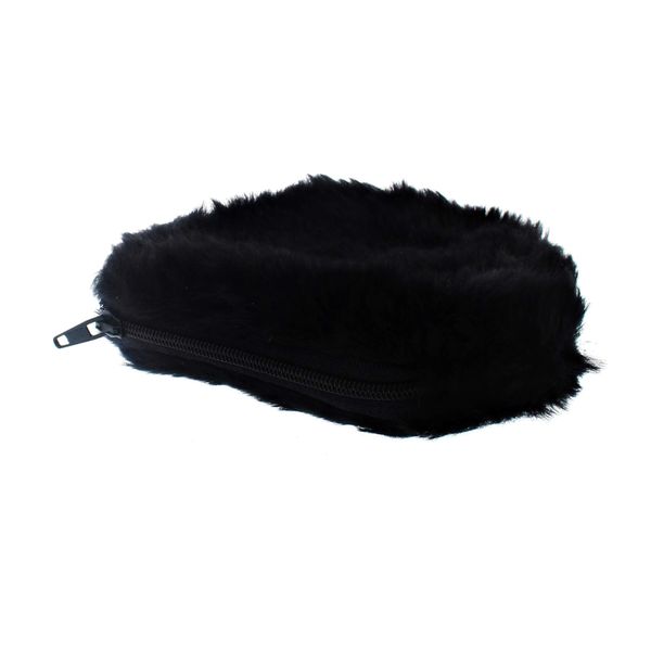 Zac's Alter Ego Black Fluffy Purse/Pouch