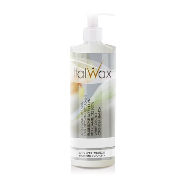 Italwax After Wax Care Lotion - 500ml / 16.95fl.oz - Hair Growth Retardant - White Orchid - Moisturizing and removing waxing residues