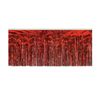 1-Ply FR Metallic Fringe Drape (red) Party Accessory (1 count)
