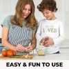 Premium Garlic Press Set – Rust-Proof, Dishwasher Safe Mincer with Peeler