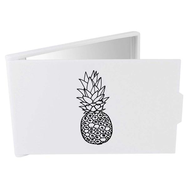 Azeeda 'Pineapple' Compact/Travel/Pocket Makeup Mirror (CM00005240)