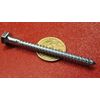 Zinc Hex Head Lag Screw 7/16 Hex Size 1/4 Thread x 3.00" Length, 50 pcs