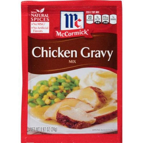 McCormick Chicken Gravy Mix (Pack of 4) .87 oz Packets