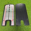 HH-GOLF Golf Putting Alignment Mirror, Portable Putting Training Aid, Improve Your Putting Setup,14.5cm x 31cm