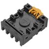 Micro Relay Base Socket 8 Round Pins Screw Terminals Power Timer Relay Socket Base Holder Rail Mounting PF083A for Time Relay MK2P AH3