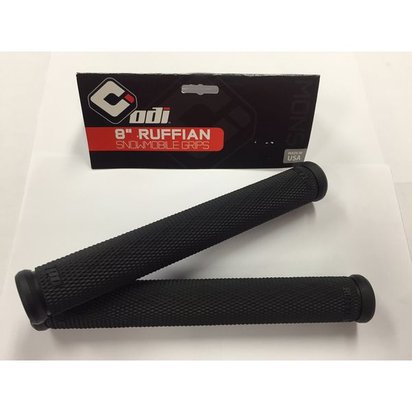 ODI 8" Black Snowmobile Grips