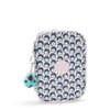 Kipling 100 PENS Large pencase, Pouches, Cases, Geo Shell (Blue)