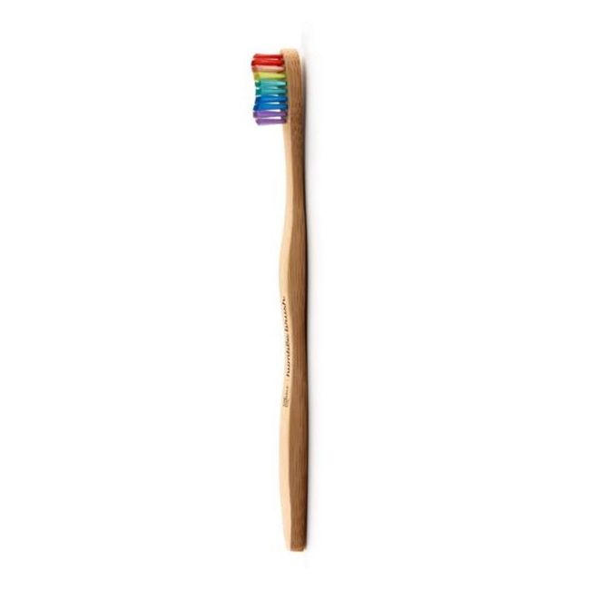 THE HUMBLE CO. Humble Blush Toothbrush for Adults, Rainbow 19cm, 1 Piece