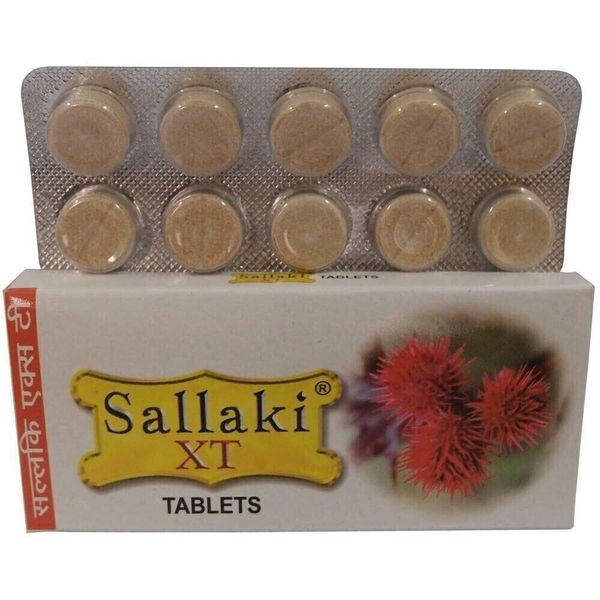 Original for Arthritis and Joint Pain Relief Sallaki XT Tablets (pack of 3)