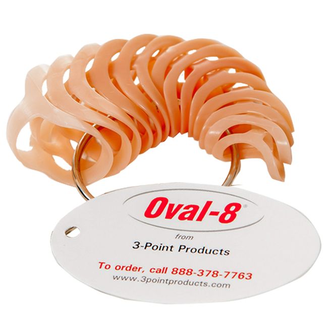 3-Point Products Oval-8 Finger Splints, Sizing Set