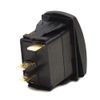 Carling Boat Panel Lights Rocker Switch | On/Off 12V 20A 3 Spade