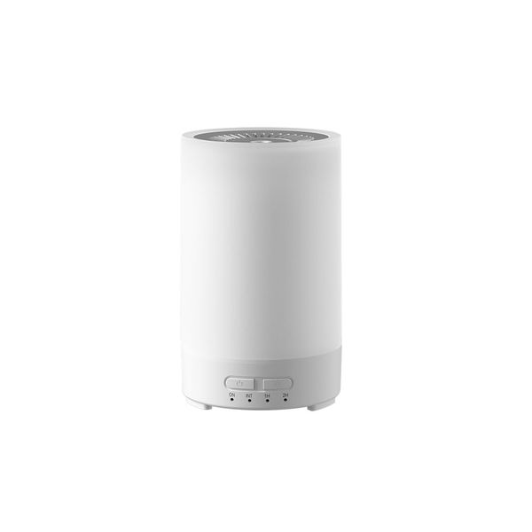 Humidifier, Aroma Diffuser, Tabletop, Small, LED Light, Ultrasonic Type, Easy, Dry, Aroma Compatible, Silent, Compact, Fireless, Stylish, Cute (White)