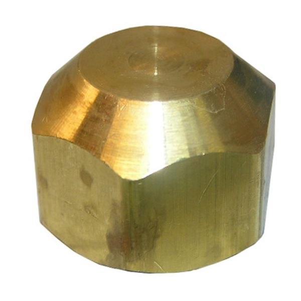 LASCO 17-4057 5/8-Inch Brass Flare Cap