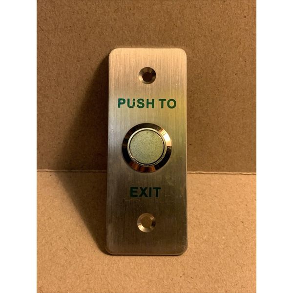 Stainless Steel Panel Door Release Push Exit Button use，Access Controller System