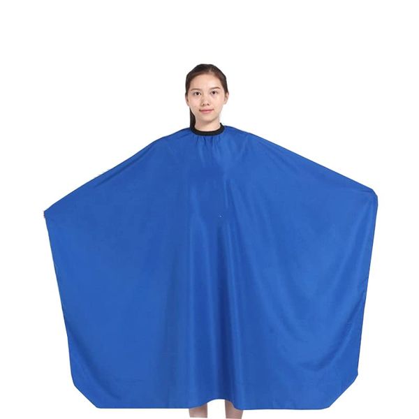 Hair Apron, Haircut Cape, Adult, Haircut Cloak, Hair Dye, Beauty Apron, Waterproof Apron, Haircut, Barber Cape, Haircut, Adjustable, Professional Haircut Cape, Hair Dressing, Haircut Cape, For Kids, Hair Salon, Hairdresser, Work Apron, Folding (Blue)