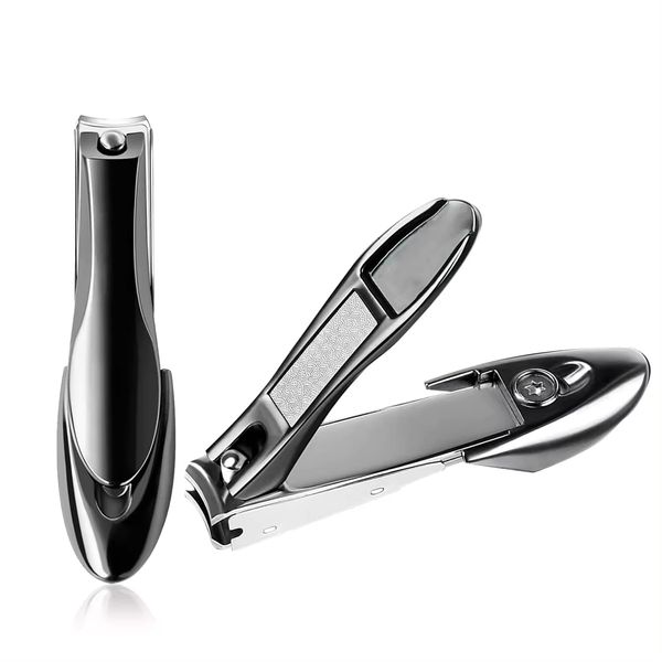 Nail Clippers for Thick Nails, Professional Nail Cutter with Catcher, Medical Grade Stainless Steel, Sharp and Durable Manicure Nail Clipper kit for Men and Women