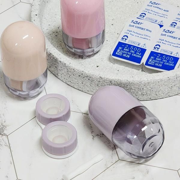 Lens Case Luxury Portable Contact Lens Storage Box