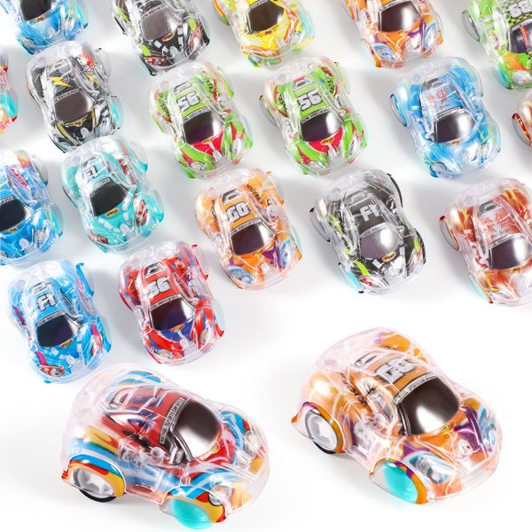 28Pcs Pull Back Cars, Mini Toy Cars Party Bag Fillers for Kids Racing Car Party Favours Toys Kids Christmas Stocking Fillers for 3 5 Year Old Boys Girls Toddlers