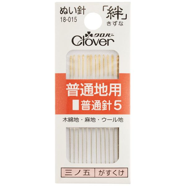 Clover Kizuna Binding Needles 5 R5 12 Pcs 18-015
