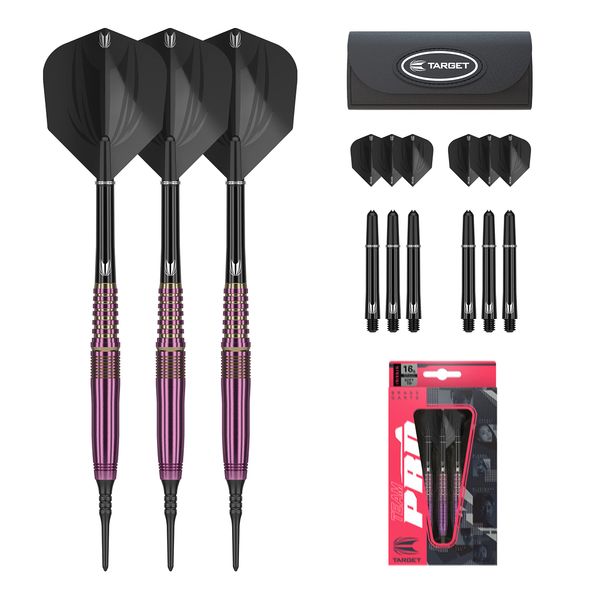 TEAM PRO Series CATHY LEUNG BRASS 16G 2BA Brass Darts Set (Exclusive Case)