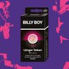 Billy Boy Länger Lieben Condoms, Transparent, Pack of 12