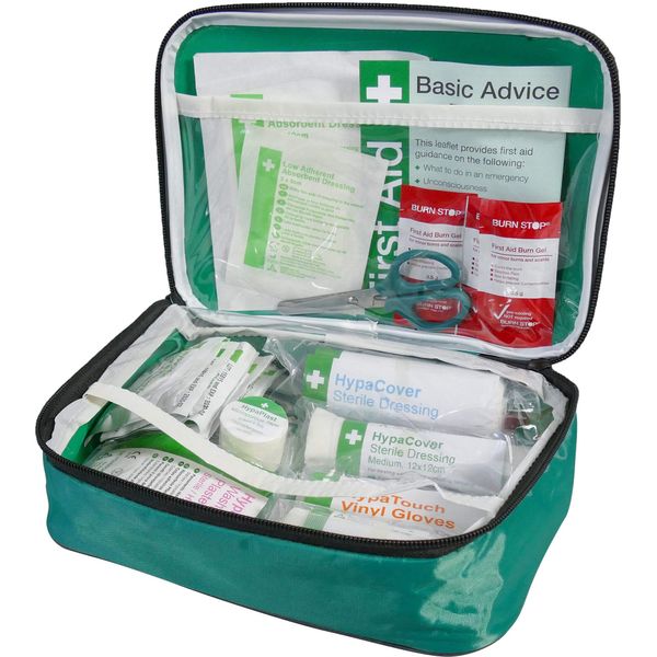 General Purpose First Aid Kit for Office, Holiday & Family (Soft Bag)