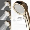 RV Shower Head 3 Modes On Off Switch Camper Water Saving & High Pressure Gold