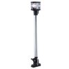 Perko 1181DP0CHR Fold-Down Combination Masthead/White All-Round Light - Horizontal Mount, Silver