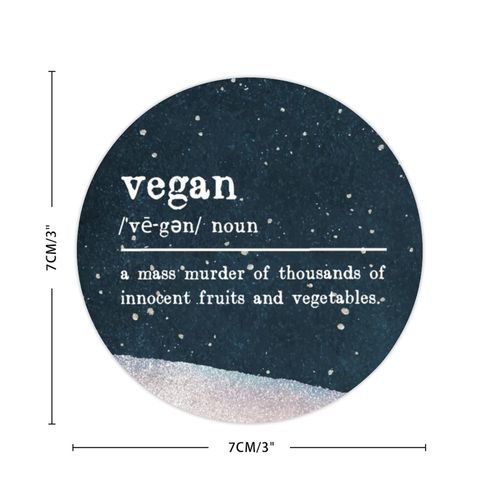 Bomehhjuli Vegan Sticker Graphic 10 Pieces Positive Quotes Vinyl Decal Word Description Waterproof Sticker Labels Aesthetic Stickers for Water Bottles Computers Phone Laptop Car Cup 3inch