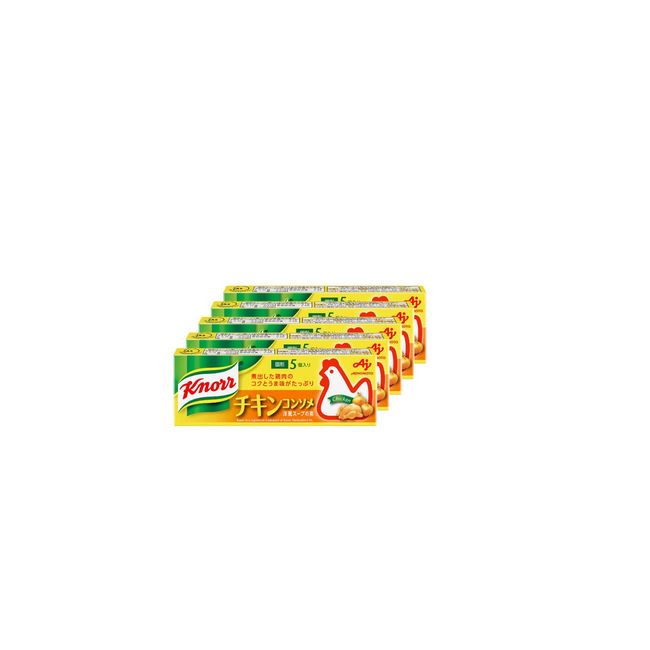 Ajinomoto Knorr Chicken Consomme, Pack of 5 x 5 Boxes