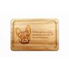 Personalised French Bulldog Chopping Board