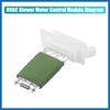 A ABSOPRO HVAC Car Blower Motor Control Module Resistor 6445ZA Item Replacement
