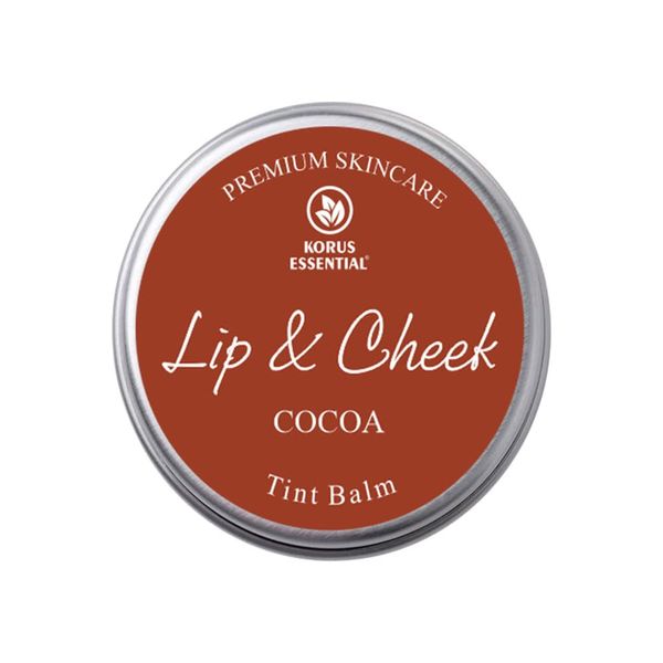 Korus Essential Cocoa Lip & Cheek Tint Balm - 8 Grams
