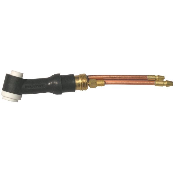 WeldCraft 366-WP-20 WP-20 Water Cooled TIG Torch Body, Angled Head, 3/4" Handle