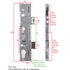 Lockmaster Milamaster 45mm Backset Lock Case Centre Gear Box