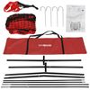 7×7' Baseball Net Softball Practice Hitting Pitching Net w/Strike Zone,Carry Bag