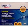 Equate Non Drowsy Allergy Relief 10mg/10 tabs